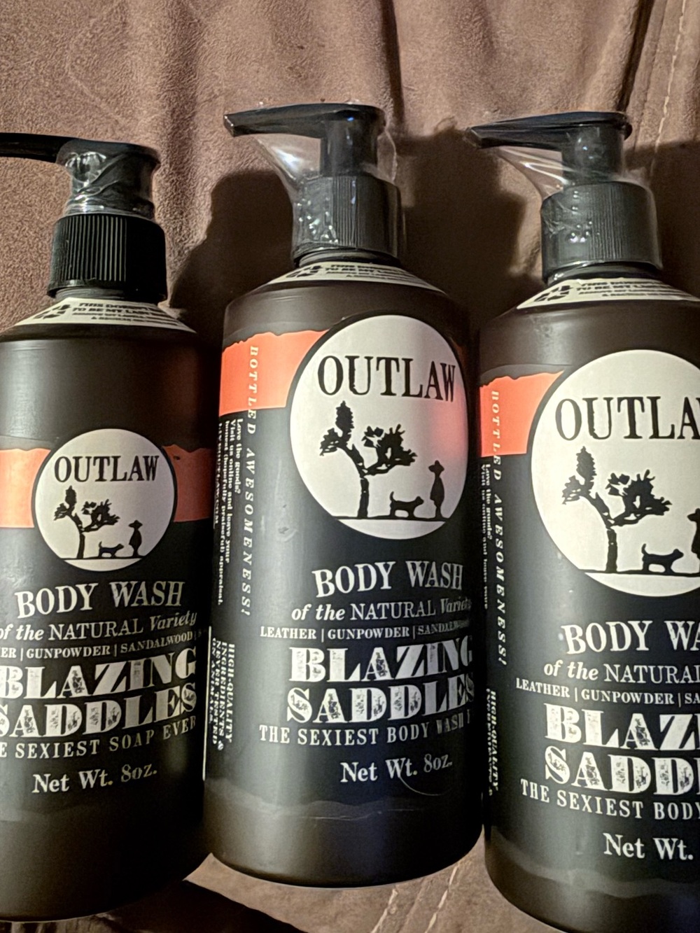 Blazing Saddles Body Wash - Set of 3